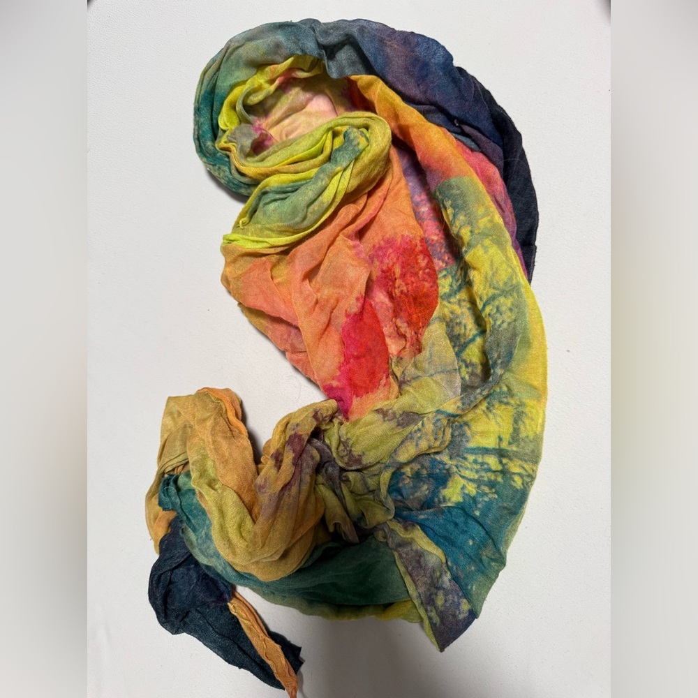 Target tie-dye scarf